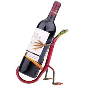 RED LIZARD Metal Wine Rack 8.7 inches Tall